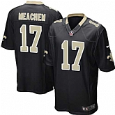 Nike Men & Women & Youth Saints #17 Meachen Black Team Color Game Jersey,baseball caps,new era cap wholesale,wholesale hats